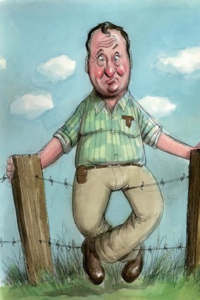Barnaby Joyce's speaking style is a stark contrast to the constipated language of government.