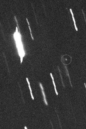 A NASA image shows the asteroid Apophis.