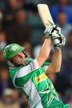 T20 vision &#8230; Luke Wright strokes one for six.