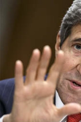US Secretary of State John Kerry accused Russia of mounting an "illegal, illegitimate effort to destabilise a sovereign state".