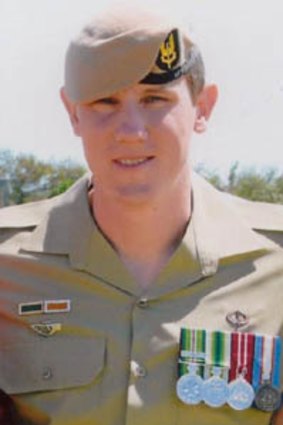 Killed in Afghanistan ... Trooper Jason Brown.