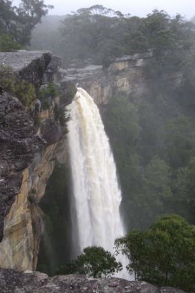 Kim Pullen's spectacular shot of Tianjara Falls in full fury.