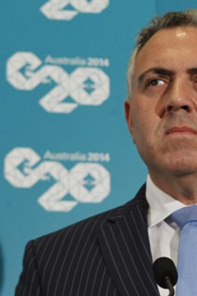Federal Treasurer Joe Hockey has promised to 'name and shame' countries that fall behind economic growth targets.
