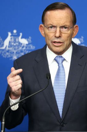 Howard-era dole scheme: Prime Minister Tony Abbott.
