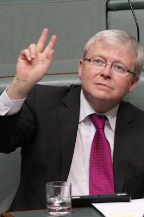 Available if you need him ... Kevin Rudd.
