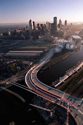 The Charles Grimes Bridge project, Docklands.