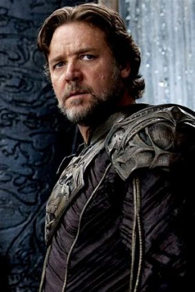 Russell Crowe as Jor-El in <em>Man of Steel</em>.