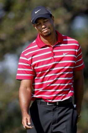 Annus horribilis ... troubled Tiger Woods is a shadow of his former self on the course.