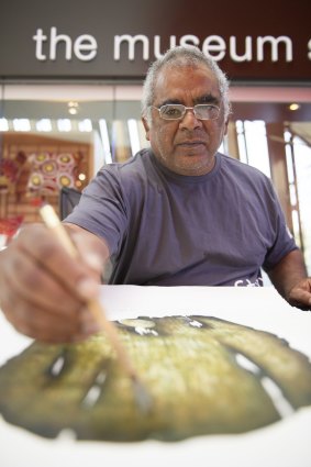 Cairns-based artist Paul Bong has a work in the National Museum of Australia's latest exhibition, Encounters.