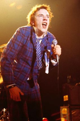 The real deal: Johnny Rotten.