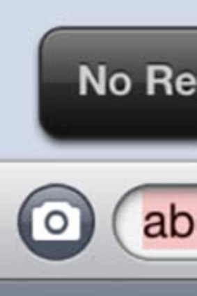 'No replacements found': Apple's solution to sensitive words.
