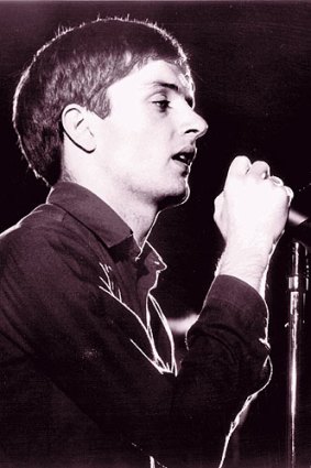 Joy Division's singer, the late Ian Curtis.