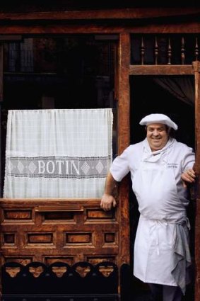 Botin in Madrid, where the suckling pig is a standout.