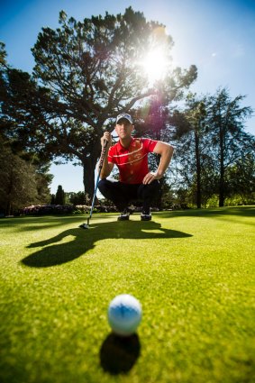 Canberra golfer Brendan Jones.