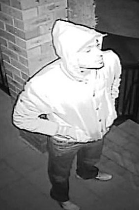 A CCTV image from the house.