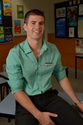 Challenging: Andrew Keating moved from physiotherapy to teaching.
