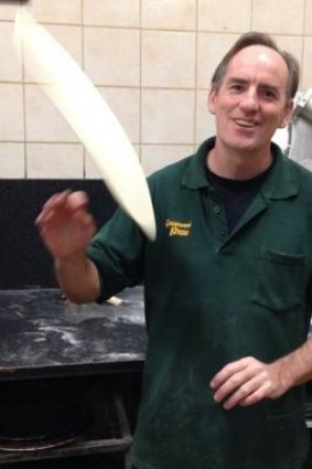Manager Alan Lawrie has been working on and off at Greenwood Pizza since 1987.