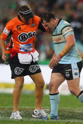 "It isn't the players' fault, it's the game's fault" ... Paul Gallen on players staying on the ground to attract penalties.