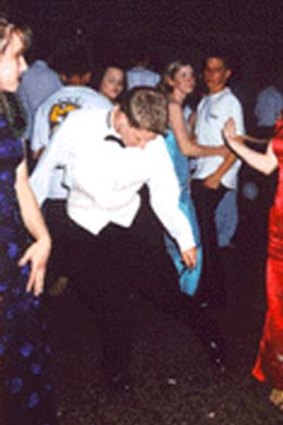 A teenage Edward Snowden dancing in 2002.