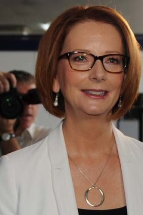 Sinking? Prime Minister Julia Gillard.