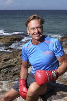 The gloves are on: Guy Leech is ready to box in the name of melanoma research.