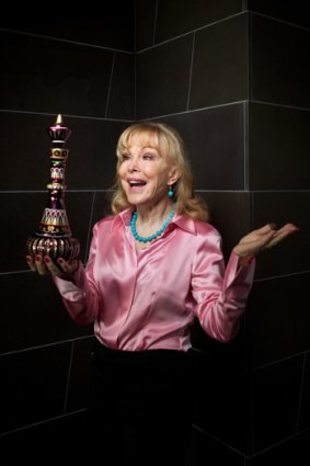 Barbara Eden, in Melbourne for the weekend, can still do the famous Jeannie blink.