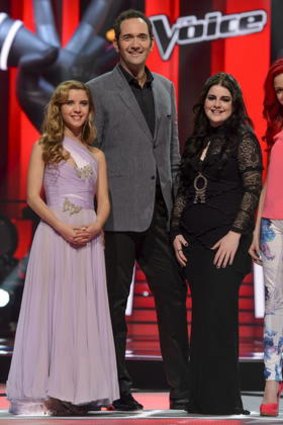 <i>The Voice</i>'s four finalists.