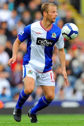 Vince Grella plays for the Blackburn Rovers.