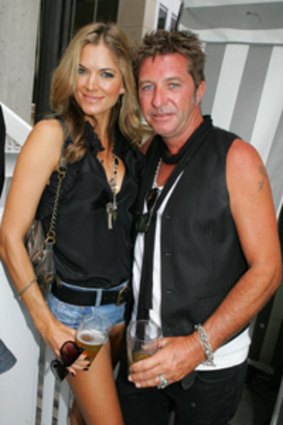 Split ... Wayne Cooper with former girlfriend Heidi Houghting.