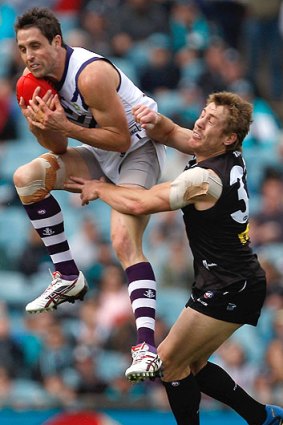 Luke McPharlin starred as the Dockers easily beat Port Adelaide this afternoon.