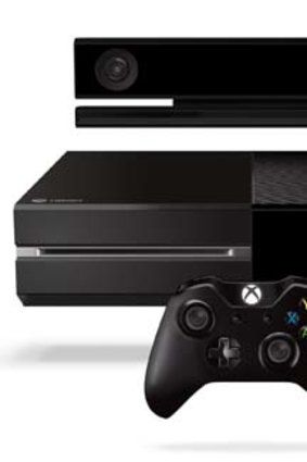 Next-gen: Microsoft's new Xbox One console with Kinect.