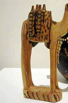 Somali artefacts, part of the Somali Down Under exhibition.