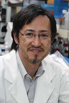 Professor of pathobiological sciences and  virologist Yoshihiro Kawaoka.