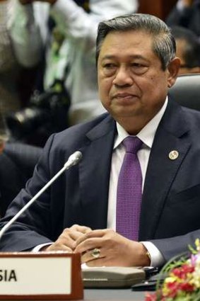 Outrage: Indonesia's President Susilo Bambang Yudhoyono took to twitter to express his point of view.