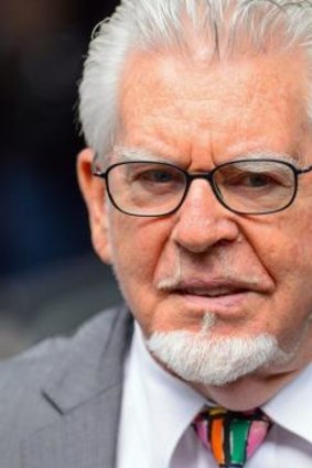 Rolf Harris on sentencing day in July 2014. 