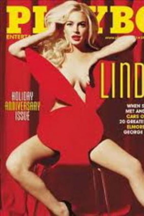 Lindsay Lohan's Playboy cover has been leaked.
