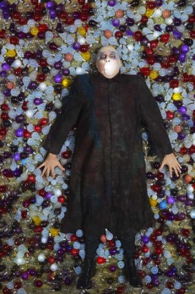 Leading light: Russell Dykstra as Fester in <em>The Addams Family - The Broadway Musical</em>.