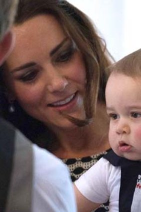 Star of the show: All eyes will be on baby George.