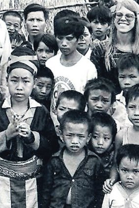 Ramm at the 60,000-strong Lao-Hmong refugee camp of Ban Vinai.