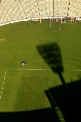 Out of the shadows: Hallowed turf will be entirely replaced.
