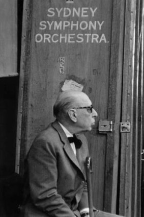 Striking a chord: Stravinsky's visit in 1961.