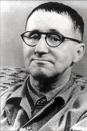 German playwright Bertolt Brecht.
