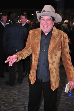 On the ball: Molly Meldrum.