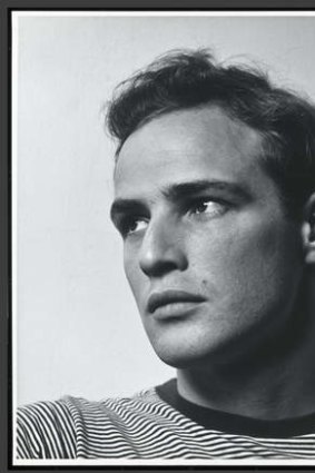 Marlon Brando in 1950, for the American Cool exhibition at the Smithsonian's National Portrait Gallery.