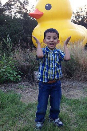 Audric, 4, was fatally hit by a car in Westmead.