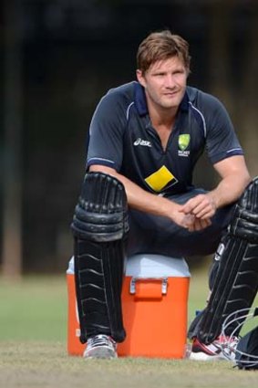 Focal point: Shane Watson.