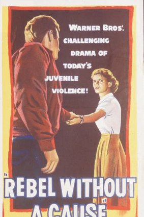 Poster from <i>Rebel Without A Cause</i>.