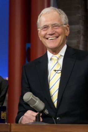 Much-loved host: David Letterman.