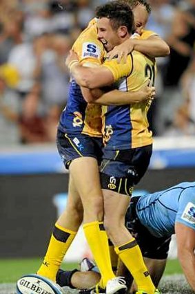 The Brumbies left the Waratahs in their try-scoring wake.