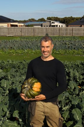 Joseph Aiello in his market garden at Inverloch. His business is called Jjaras Farm Gate, and specialises in home-made, traditional and organic produce.